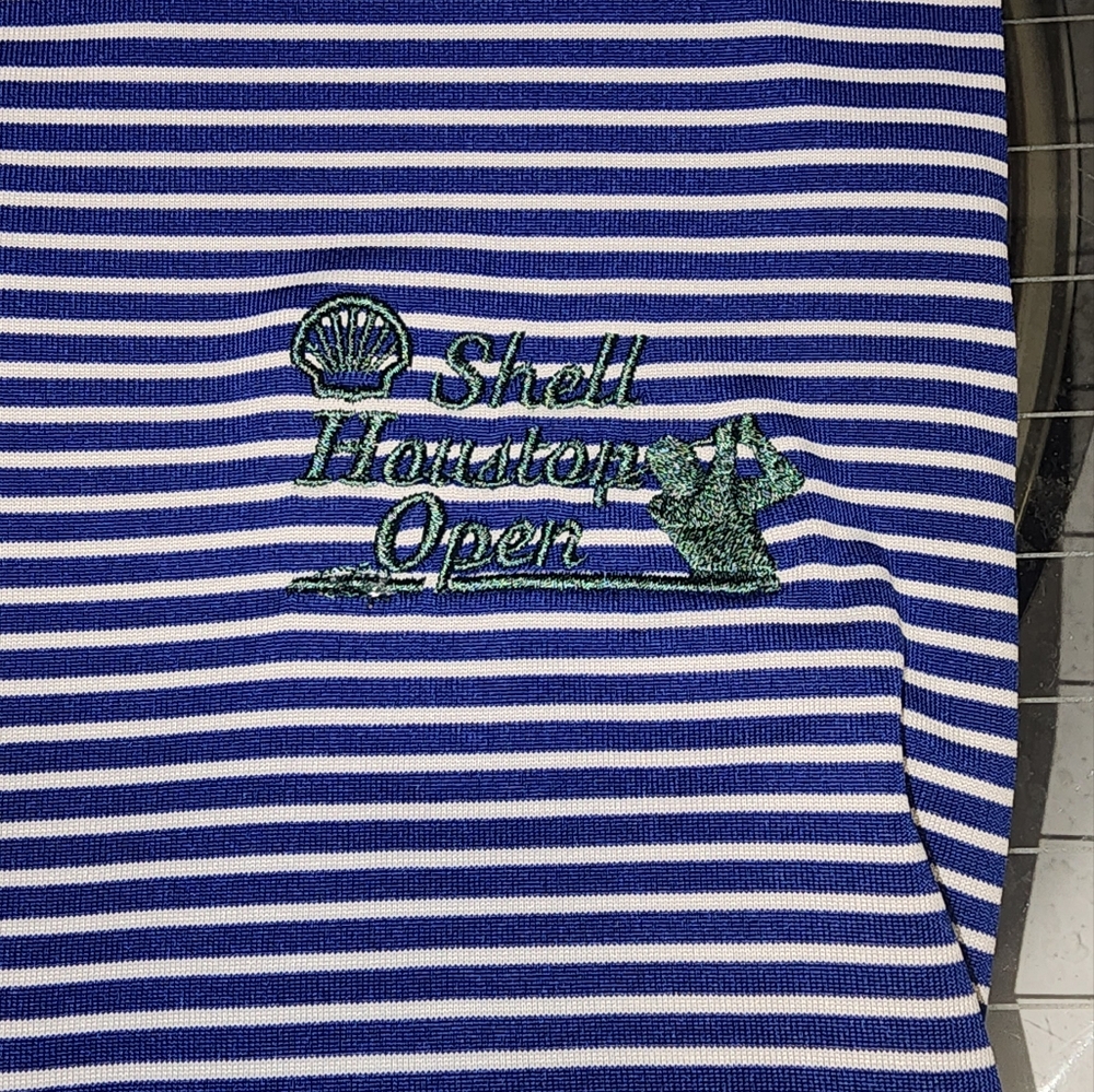 Men's PGA Authentic Golf Polo featuring the Shell Houston Open.  Size XL.